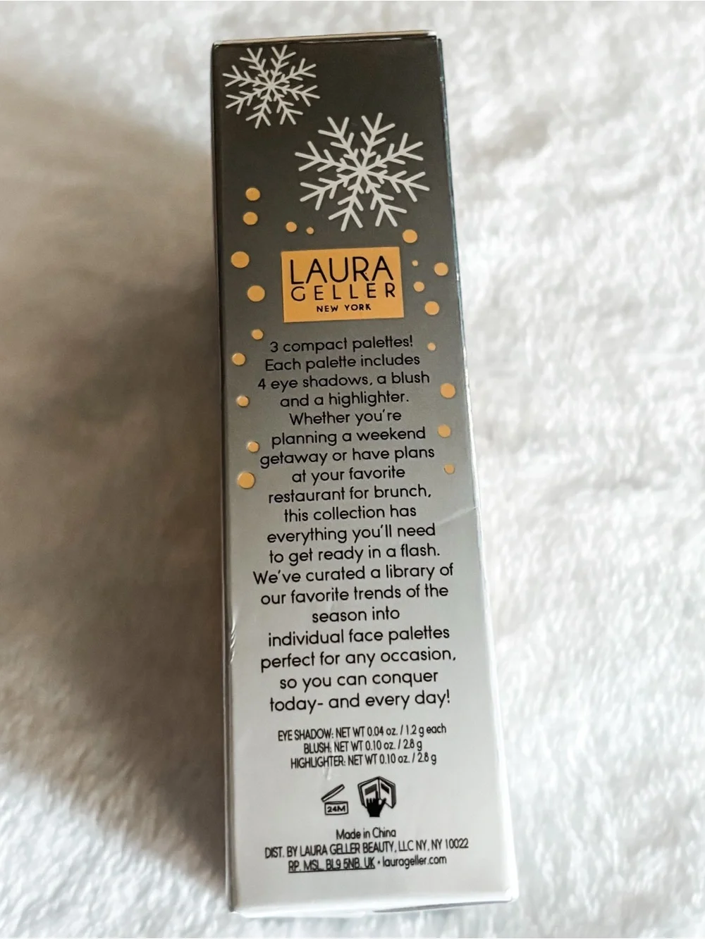NIB! Laura Geller The Weekender Face, Eye & Cheek Palette